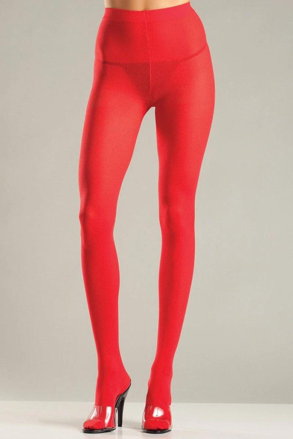 BW620R Opaque Pantyhose - Red
