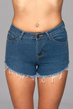 J12BL Zip Me Up Denim Shorts