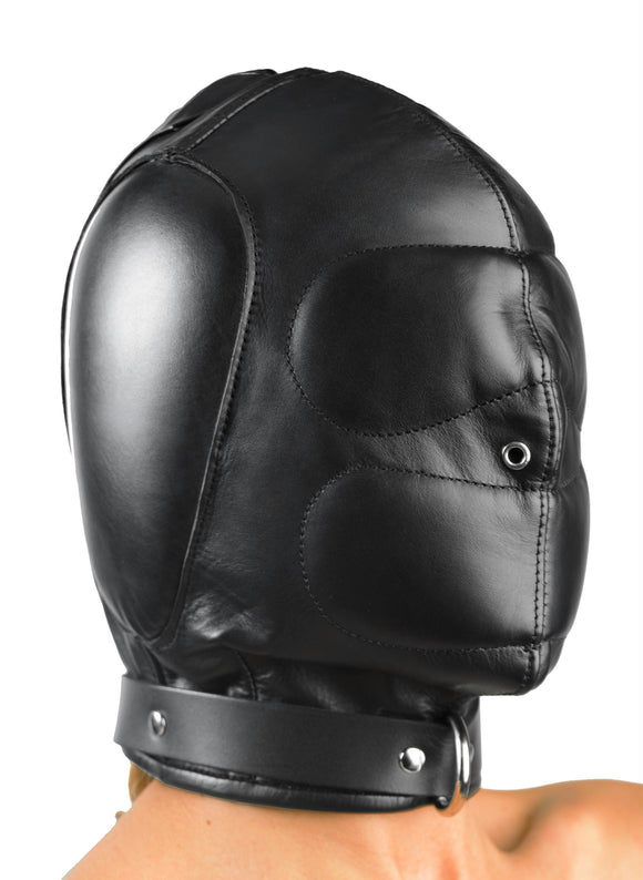 Padded Leather Hood