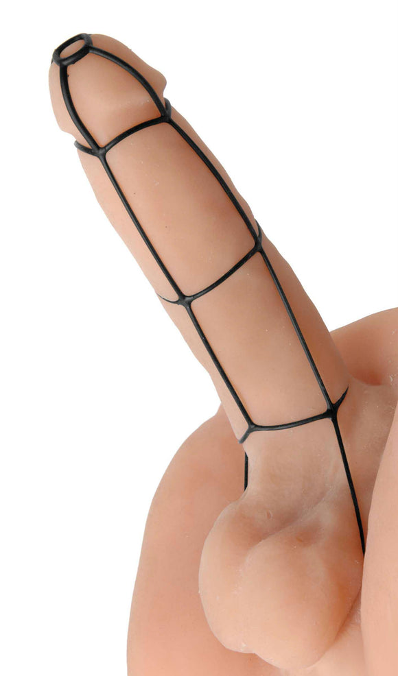 Silicone Cock Cage Texture Sleeve