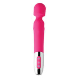 Empowered 10x Rotating Silicone Wand with Massage Beads