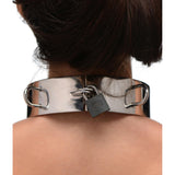 Stainless Steel Locking Bondage Collar