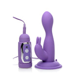 Tango Spin Purple Dancing Silicone Rabbit Vibe