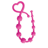 Hearts n Studs Silicone Anal Beads