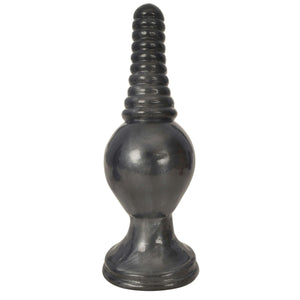 The King Ribbed Tip Anal Plug