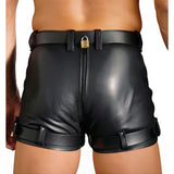 Strict Leather Chastity Shorts