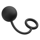 Tom of Finland Silicone Cock Ring with Heavy Anal Ball