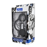 Tom of Finland Silicone Cock Ring with Heavy Anal Ball