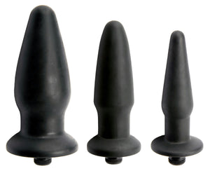 Trinity Silicone Vibrating Butt Plug